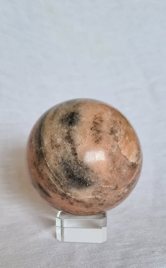 Pink Zebra Jasper Sphere