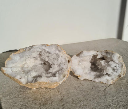 Moroccan Quartz Geode Pair 2