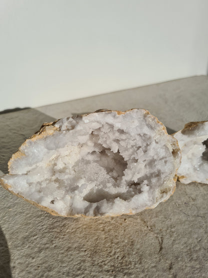 Moroccan Quartz Geode Pair 2