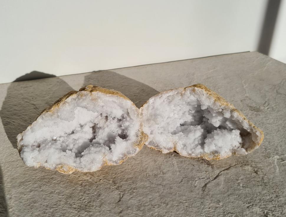 Moroccan Quartz Geode Pair 7